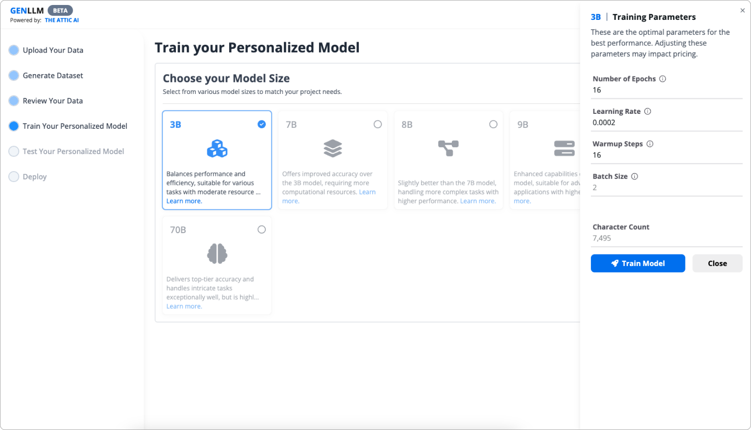 GenLLM product preview